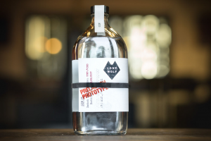 Pharmaceutical bottle repurposed for LoneWolf gin